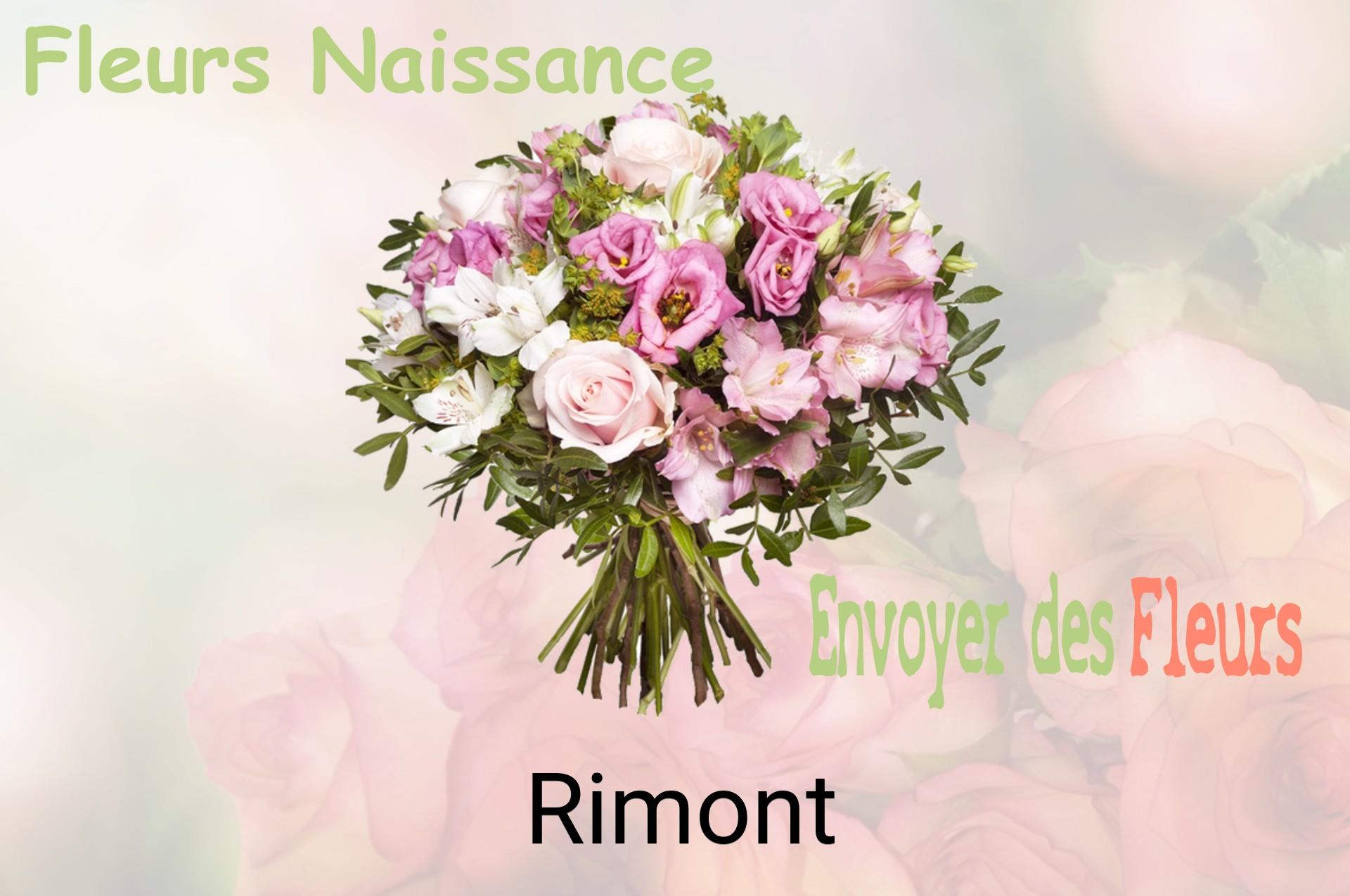 Bouquet de fleurs de naissance livré à Rimont